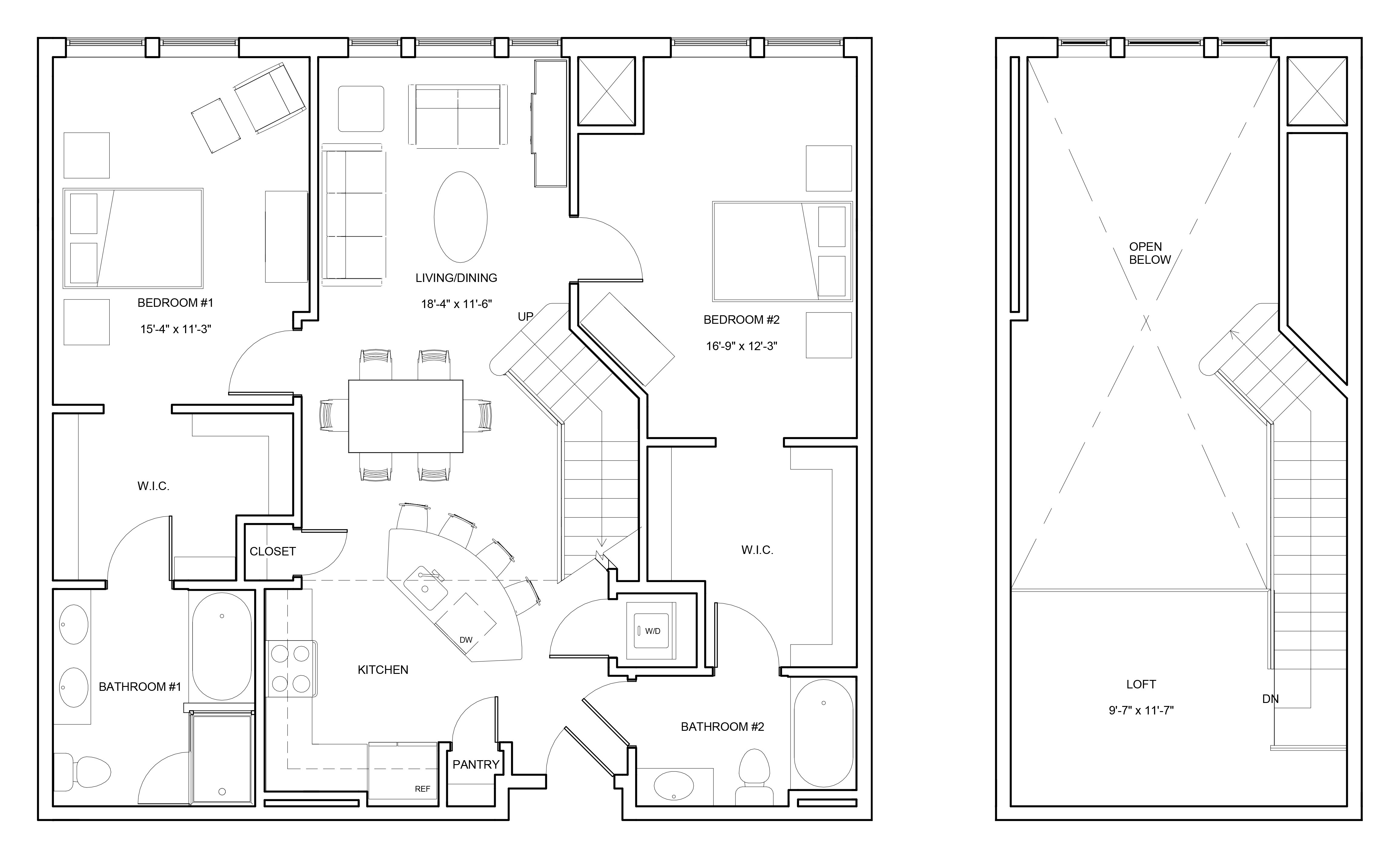 Floor Plan Image of Apartment Apt 507