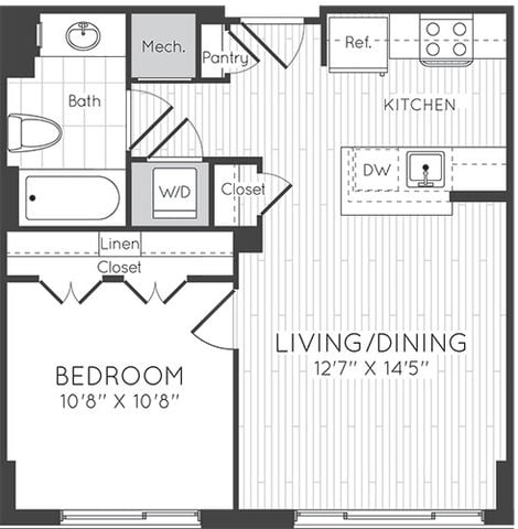 Apartment 0218 floorplan