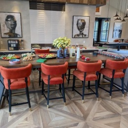 a table with chairs