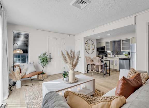 Living And Kitchen at AVIA Lofts on Liberty Ridge Apartments, Jacksonville, FL