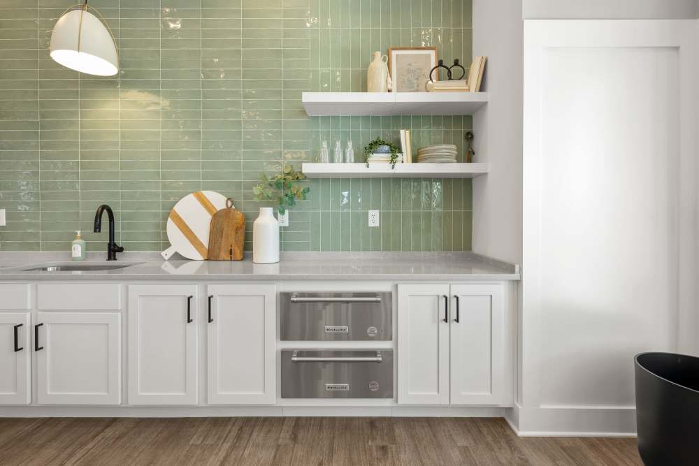 Spacious kitchen at The Maggie Flats in Jacksonville, Florida