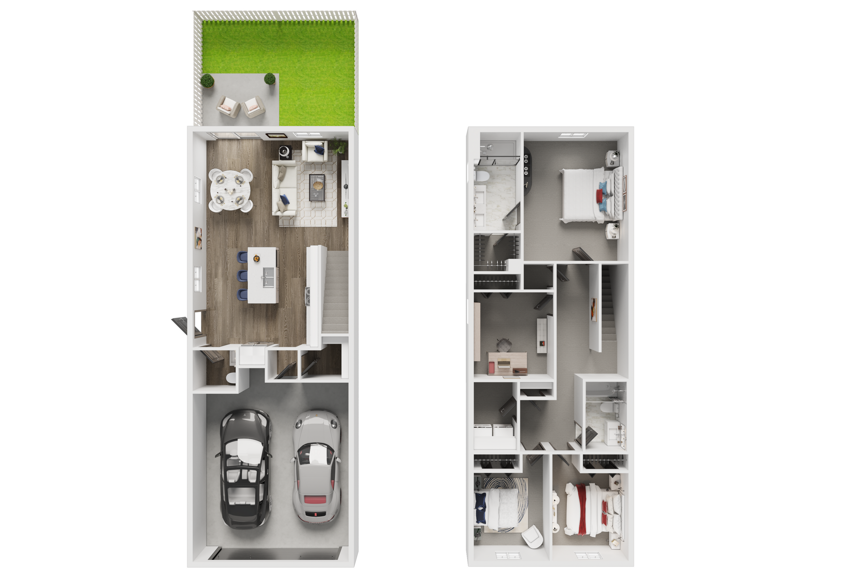 Four bedrooms floorplan image