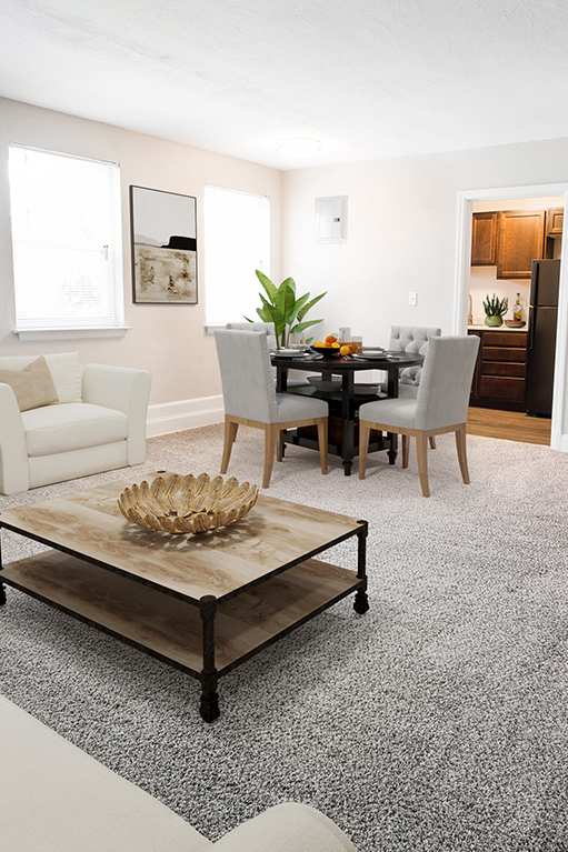 Living And Dining Area at Mount Ridge Apartments, MD, 21228