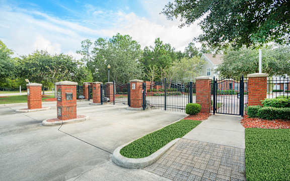 Gated Entrance at Greenbrier Estates Apartments in Slidell, LA