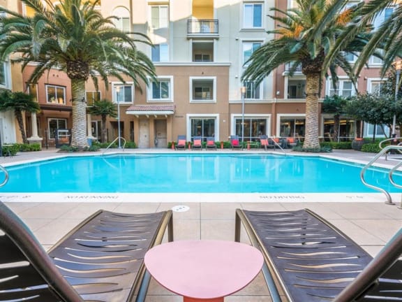 Pool And Spa with Fireside Lounge