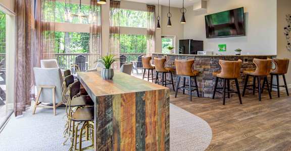 clubhouse seating area