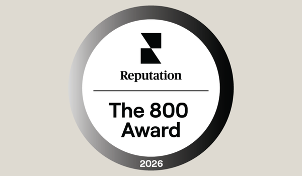 Honored with Reputation’s 800 Award for High Customer Satisfaction