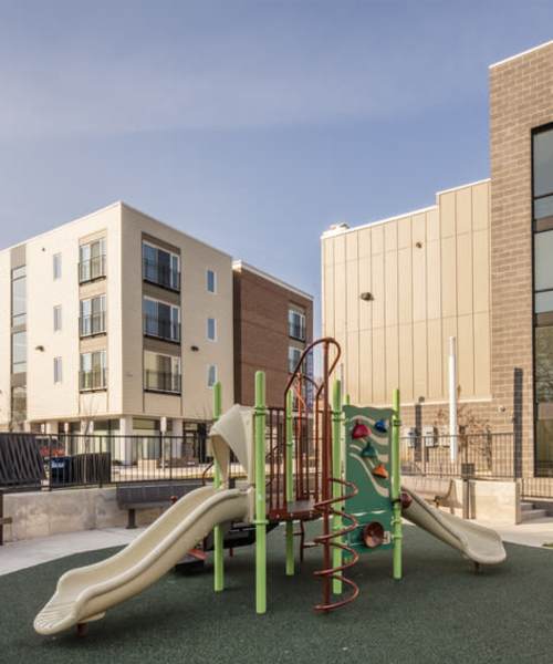 Playground at North Avenue Gateway II in Baltimore, Maryland