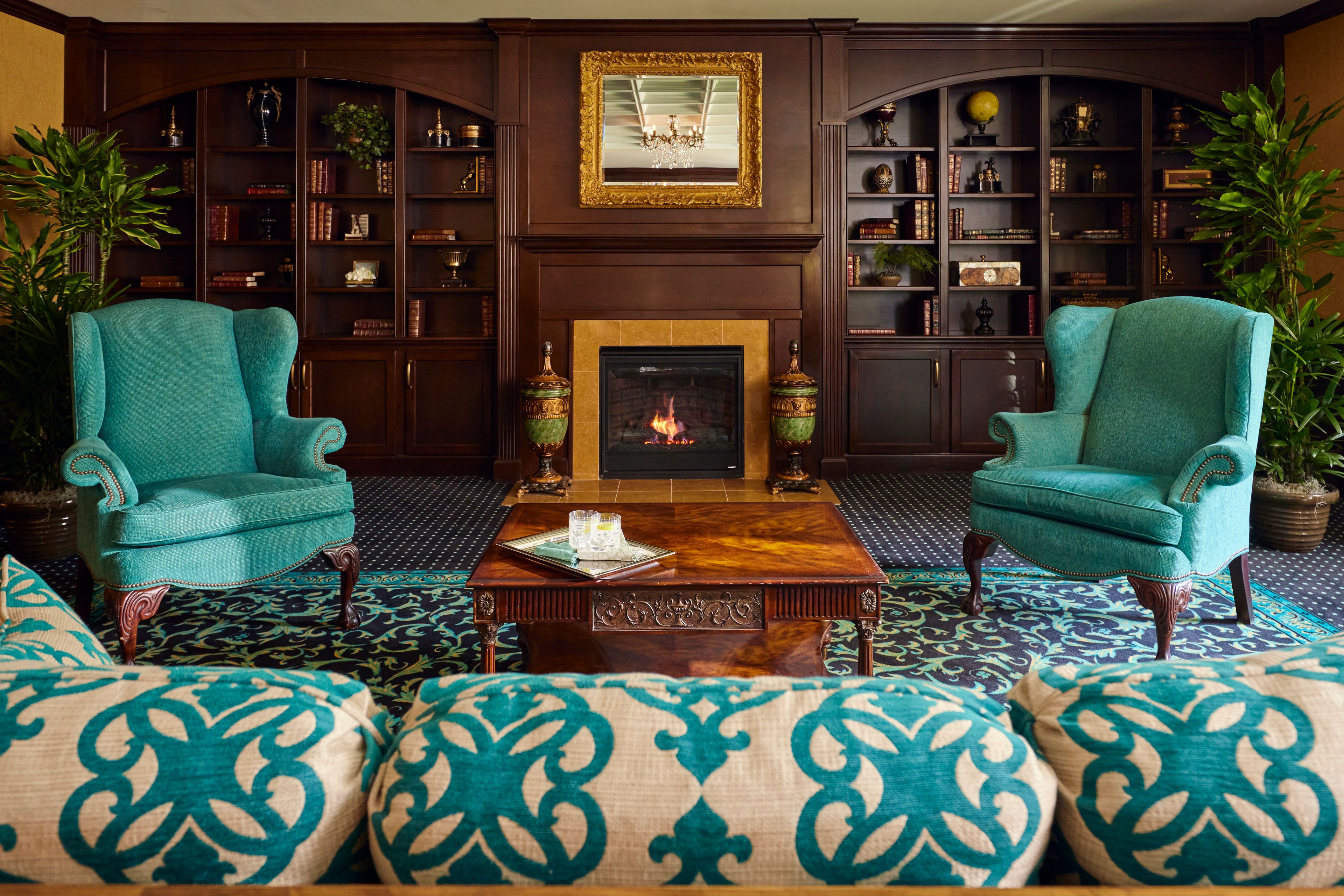 A model room with elegant furnishings