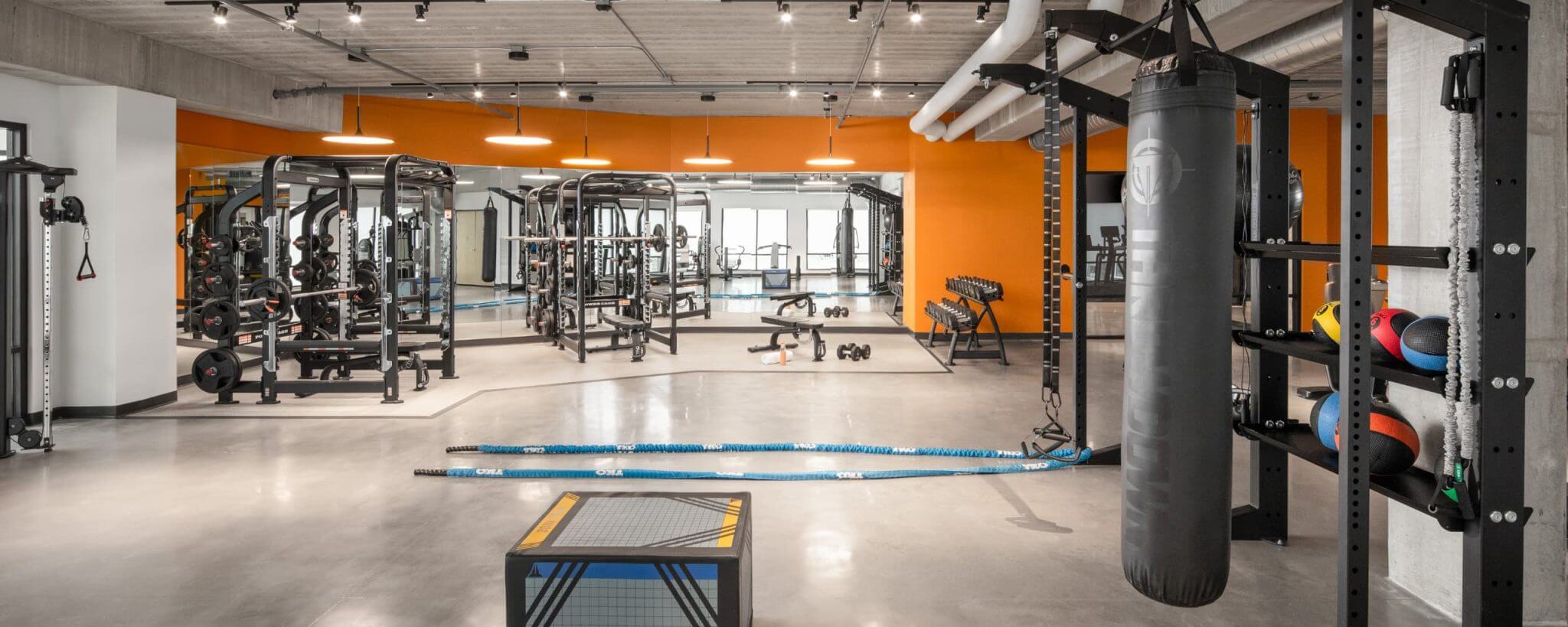 high quality techno-gym at The Fred Edina