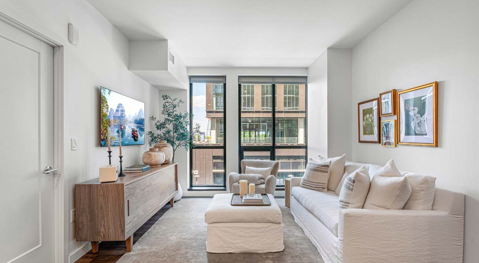 Light filled living rooms at Blvd Haley