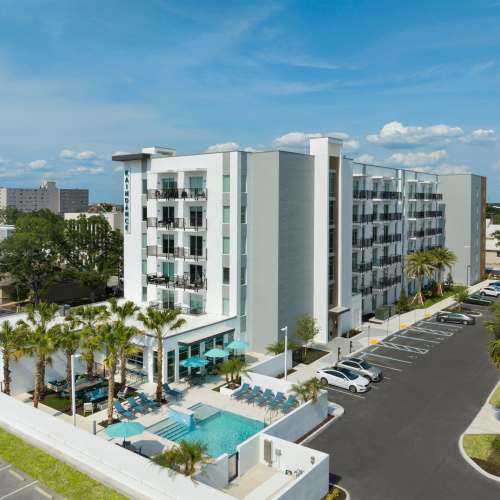 Modern Apartment Exterior View at RainDance in Winter Haven, Florida