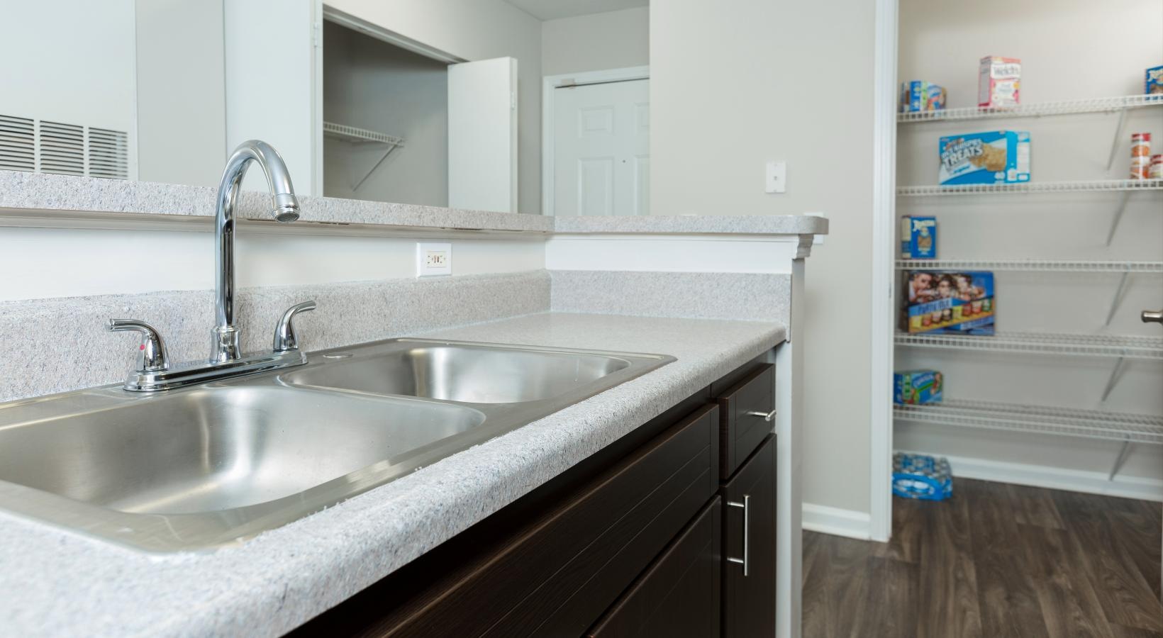 Well-lit kitchen with ample counter space