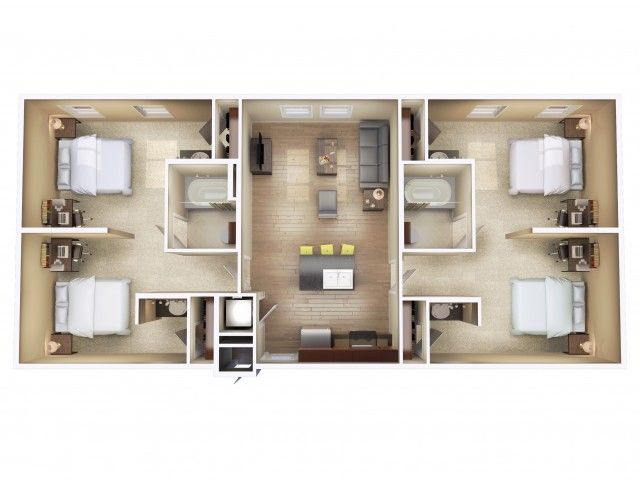 B2 - 4 Bed 2 Bath