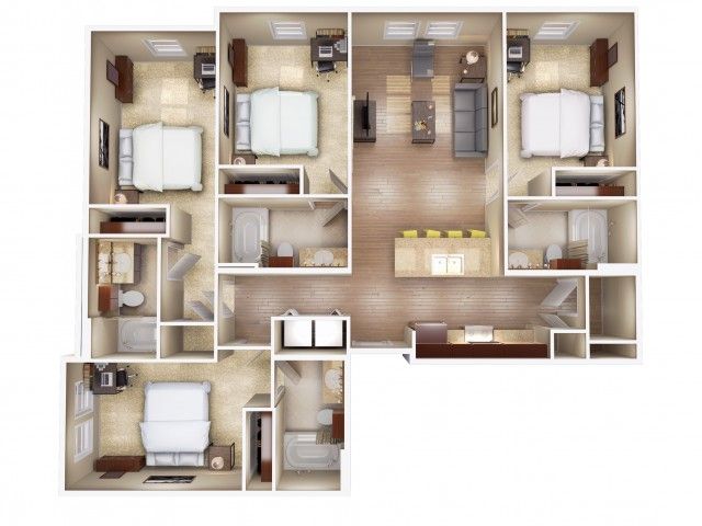 D2 - 4 Bed 4 Bath