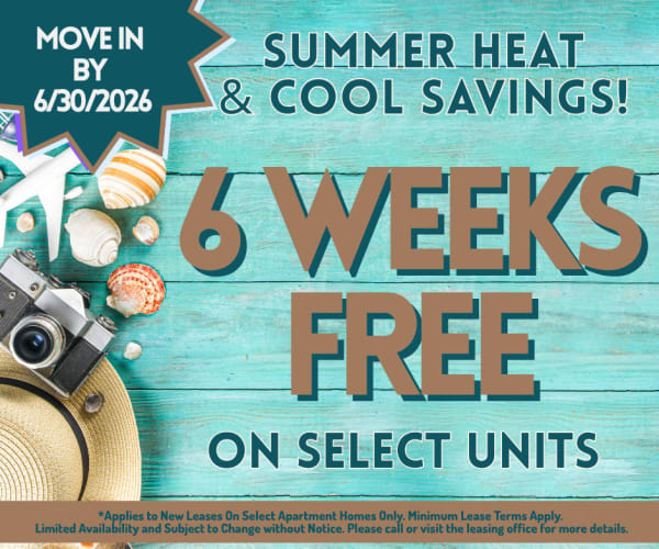 Verena at Cypresswood 6 weeks free  on select units!