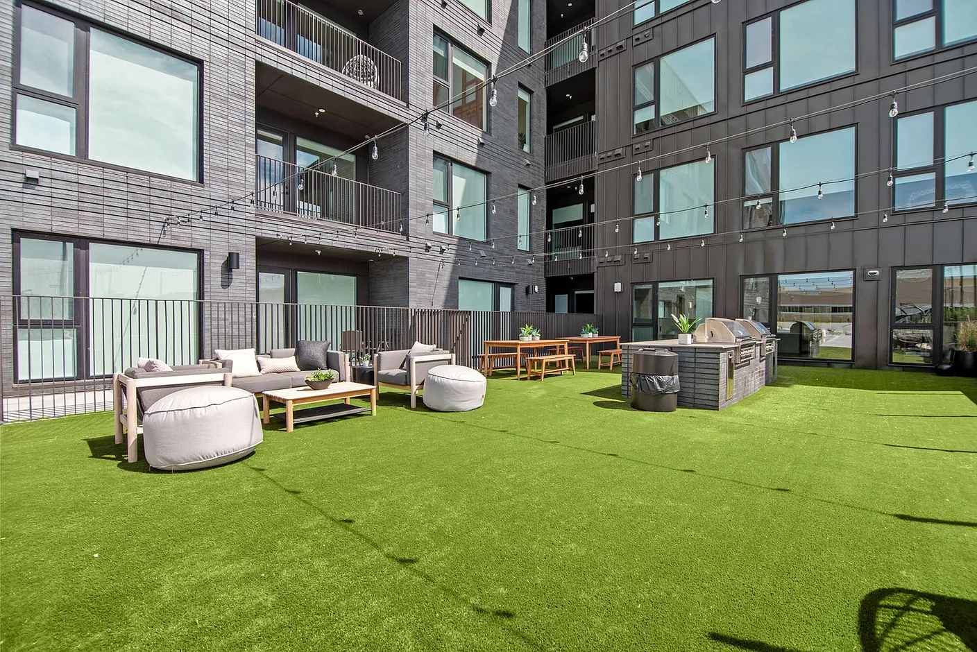courtyard or green space