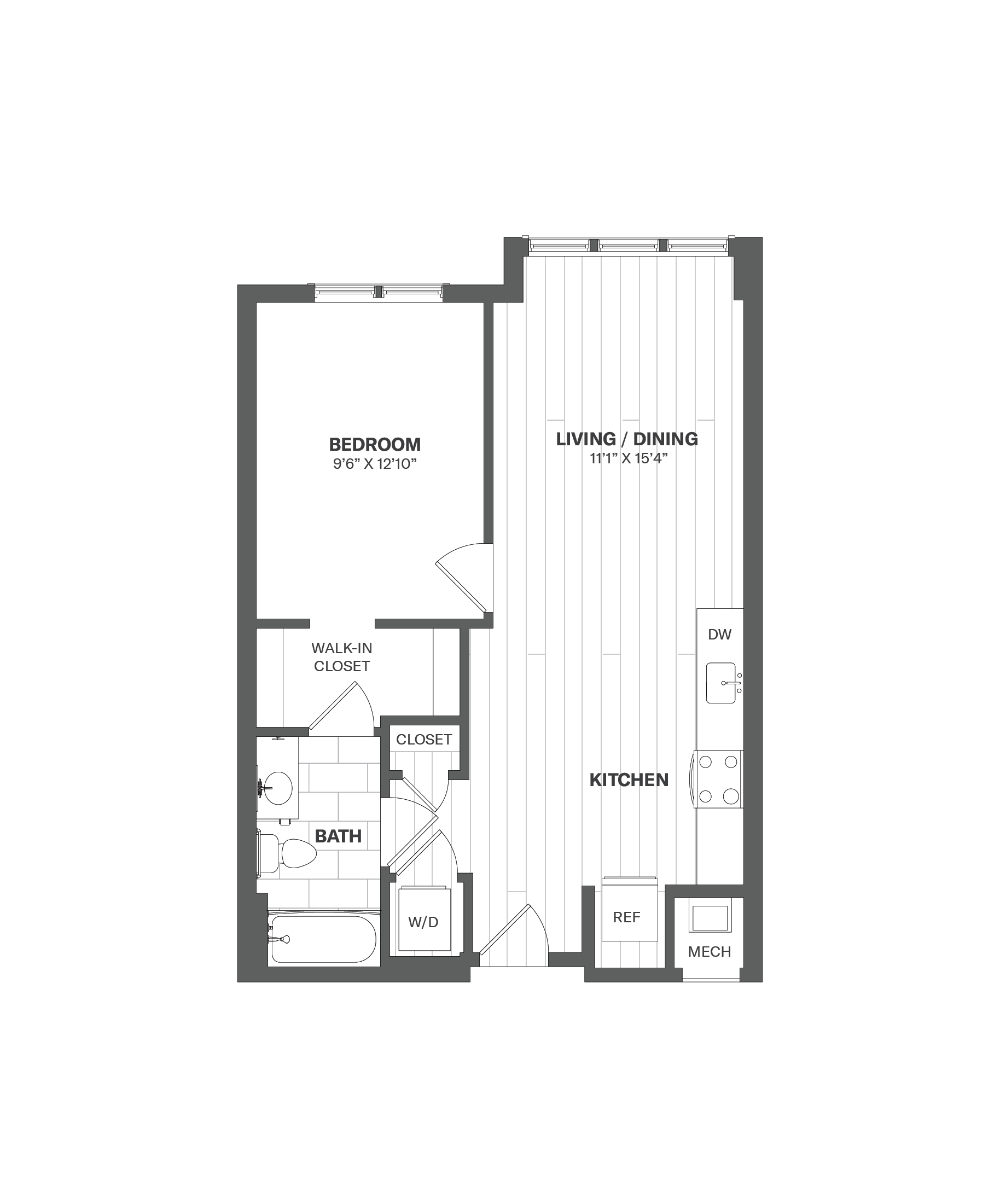 Apartment 515 floorplan
