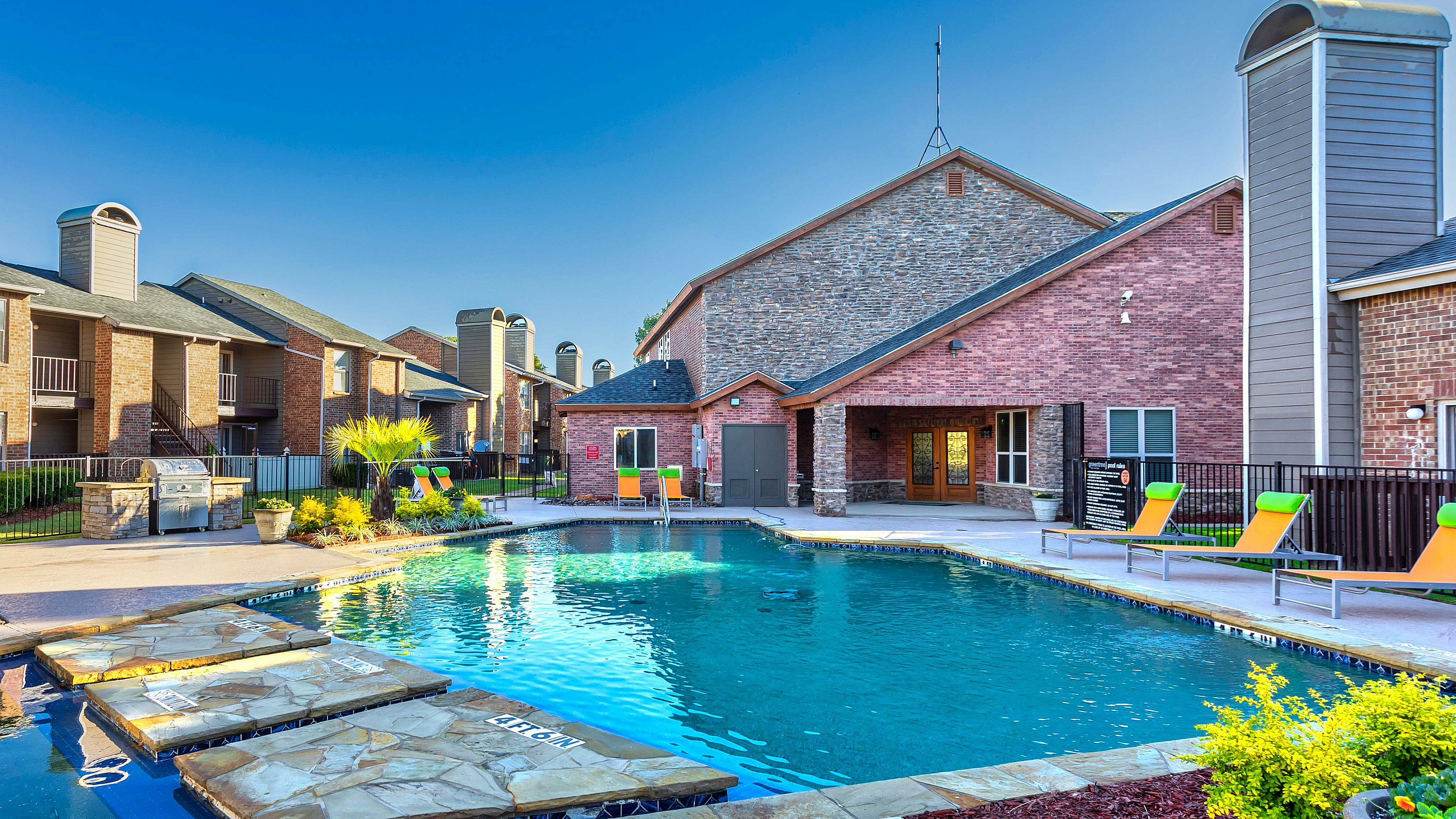 sparkling pool