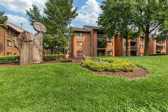 Outdoor Space at The Greens at Columbia Apartments in Columbia, MD