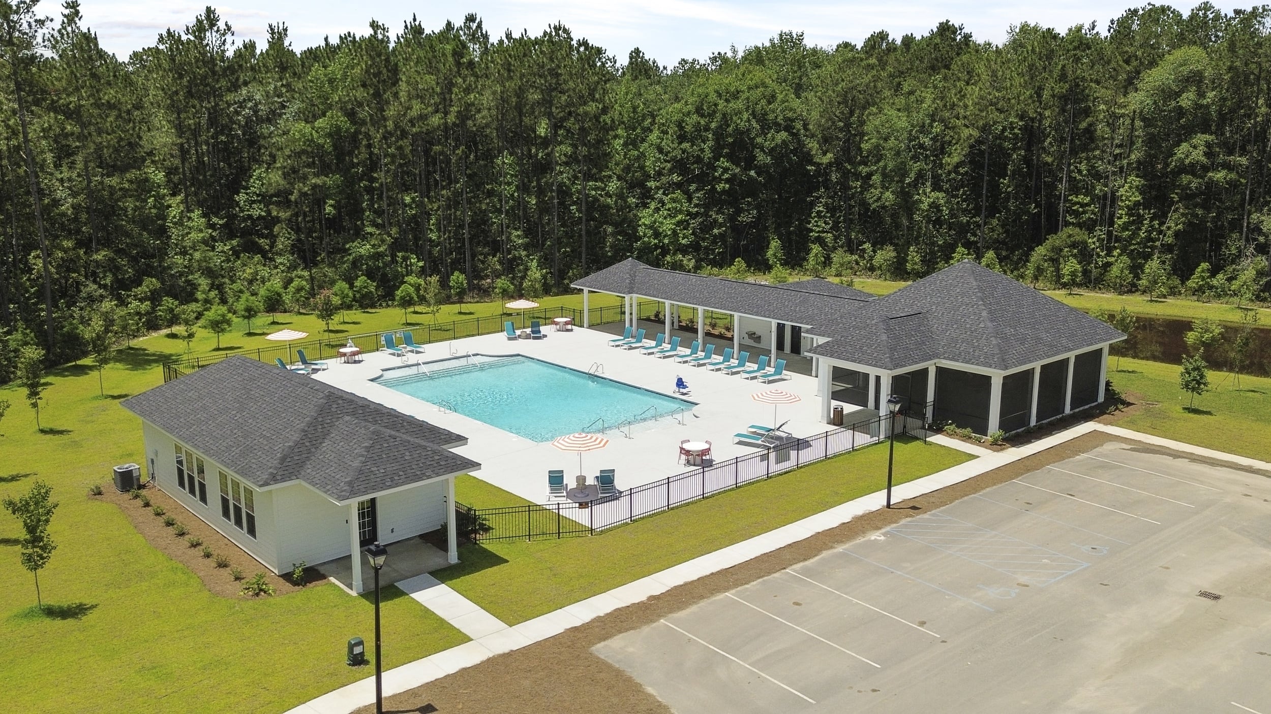 Resort-style pool at The Ascot in Pooler Georgia