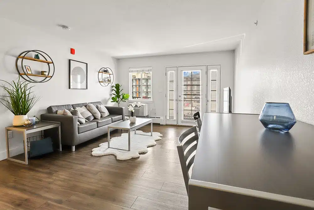 bright living room