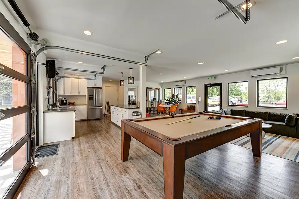Clubhouse with pool table