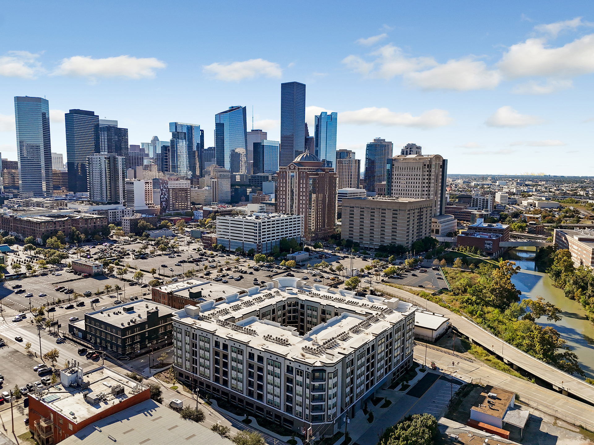 Downtown Las Vegas skyline view – Elysian Living apartments