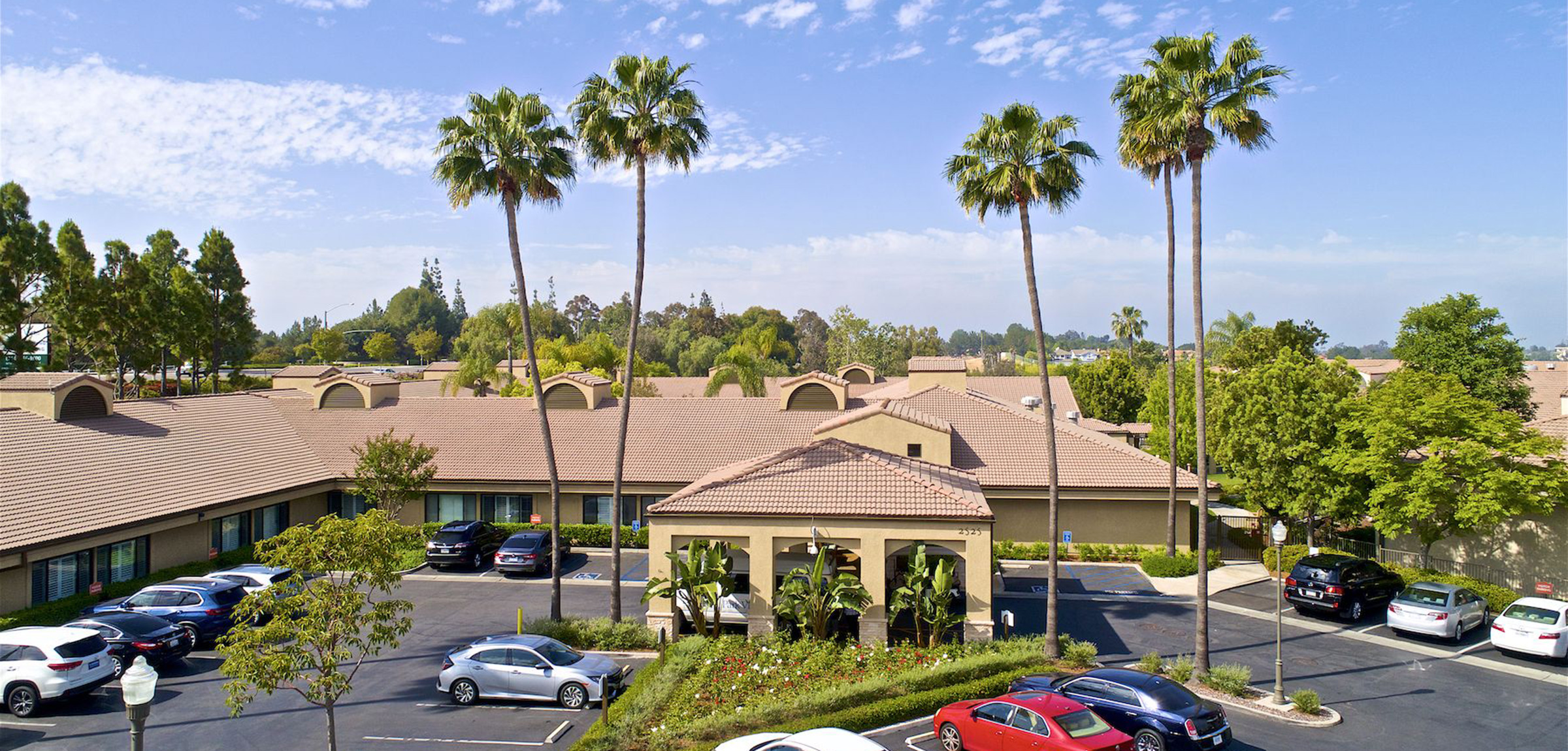 Aerial view of Park Vista Health Center at Morningside