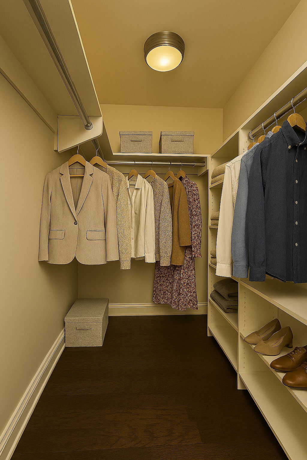Spacious Walk-In Clo...