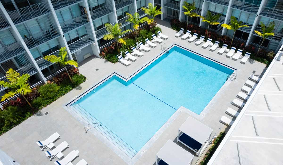 Swimming pool at Alture Westland in Hialeah, Florida