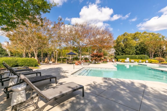 the pool at Roswell Village, Georgia