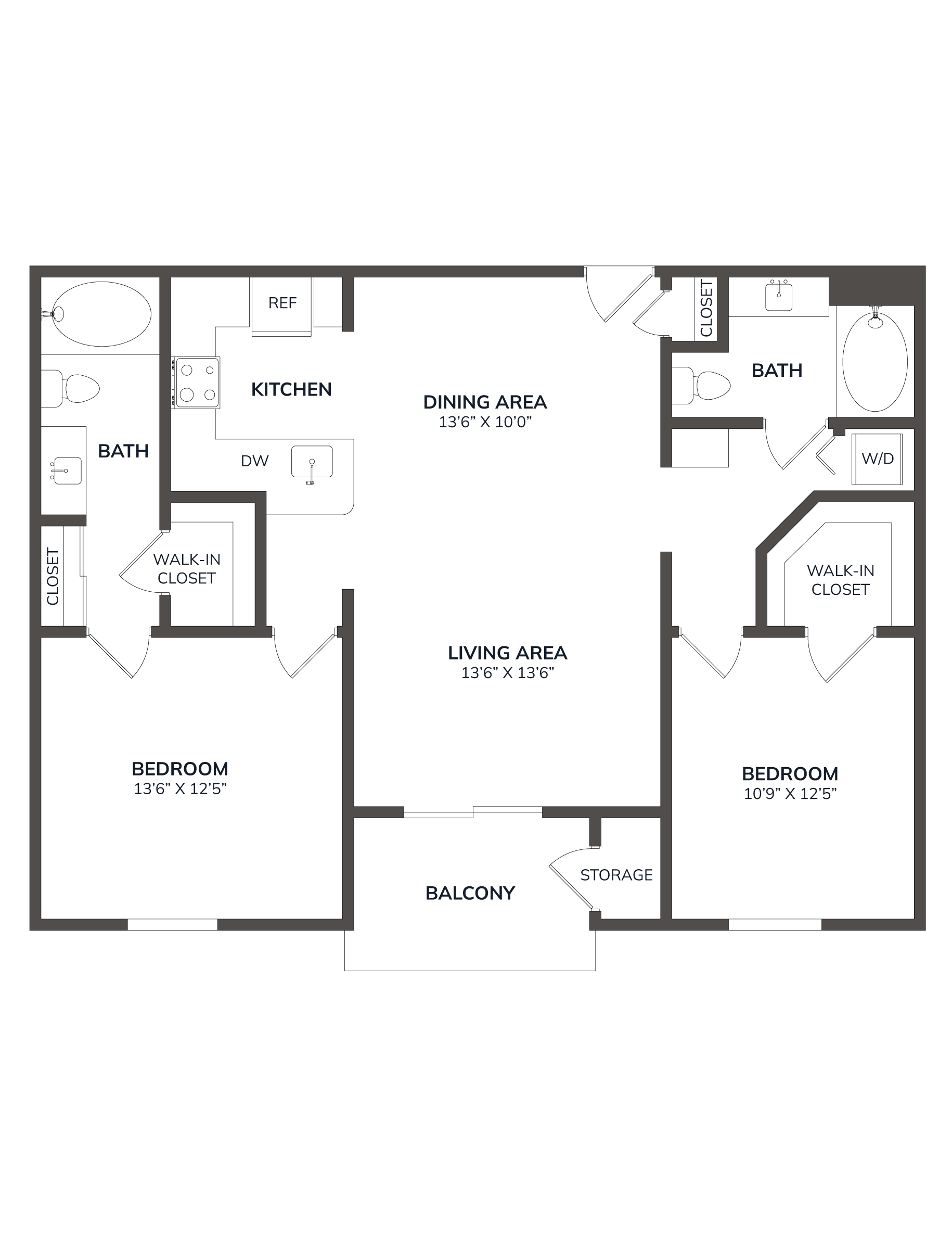 Apartment 0714 floorplan