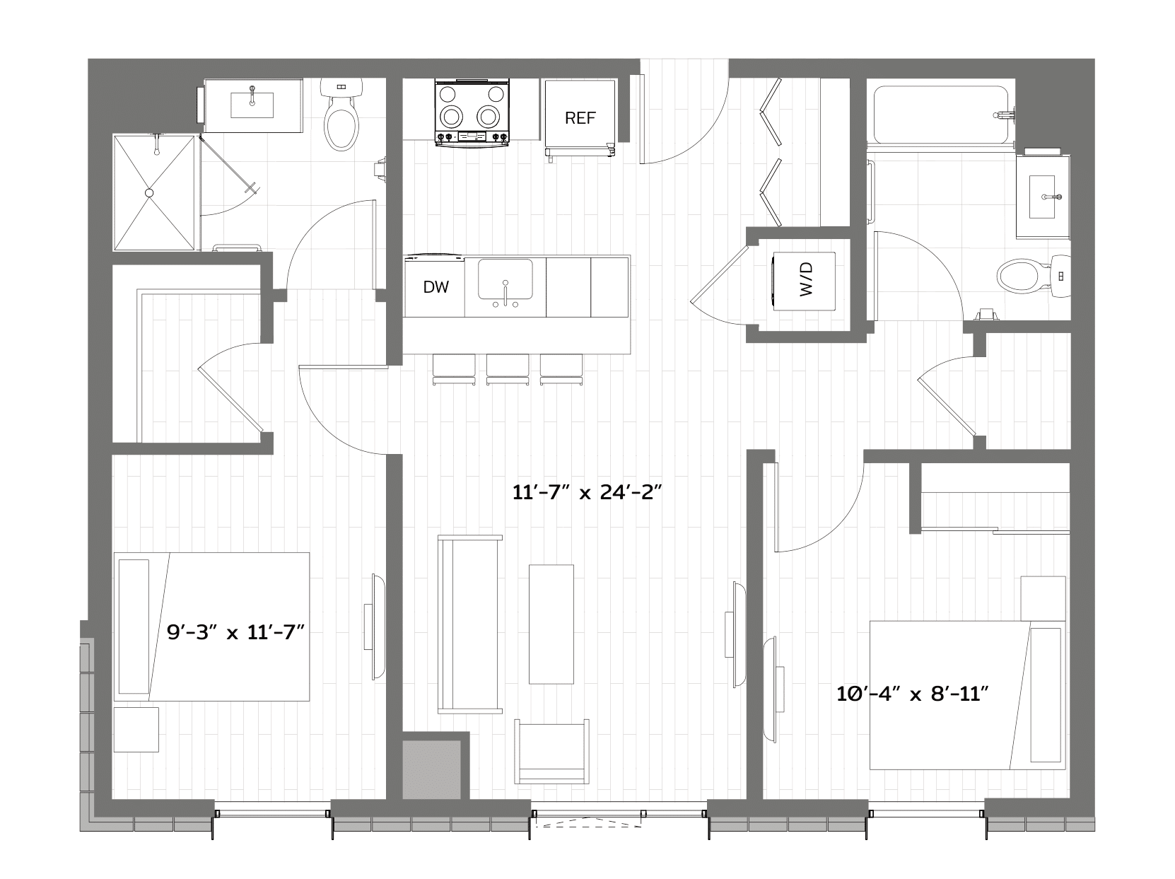 Floor Plan Image of Apartment Apt 0539