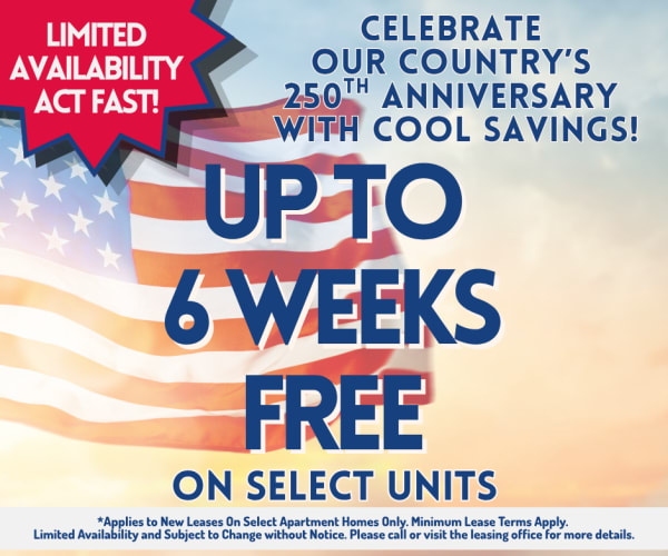 North Bend Living Up to 6 Weeks Free on select units. Terms and conditions apply.