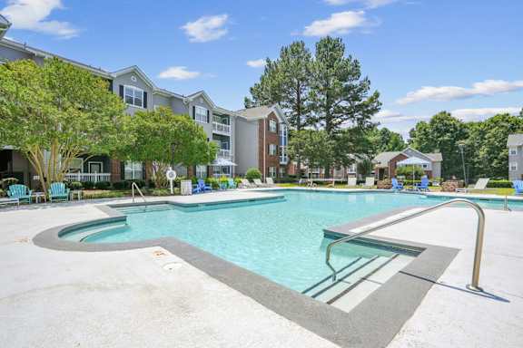 Swimming Pool Area at Greys Harbor at Lake Norman, Huntersville, 28078