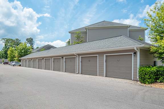 Garages at Broadstreet at EastChase Apartments in Montgomery, AL