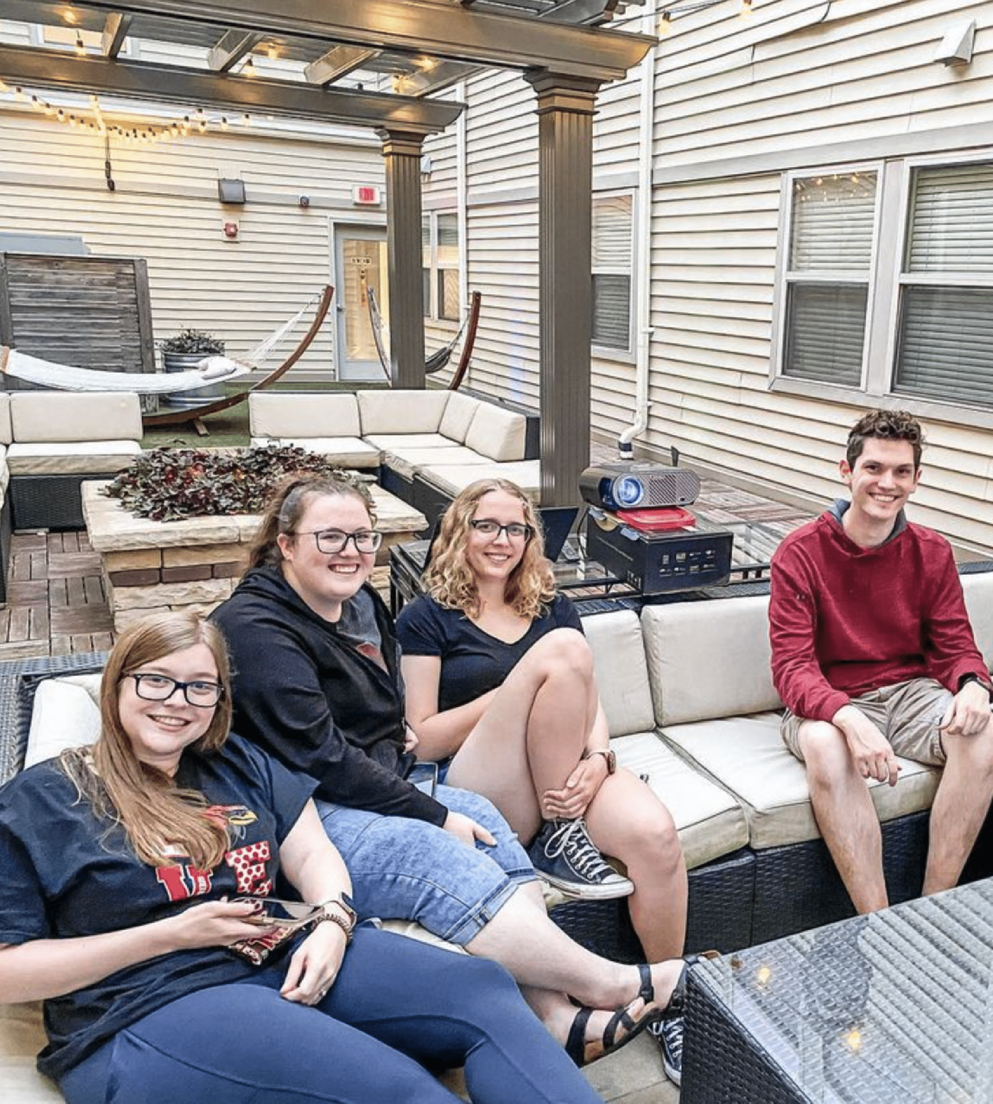 Students Using CollegePlace Uptown Amenities