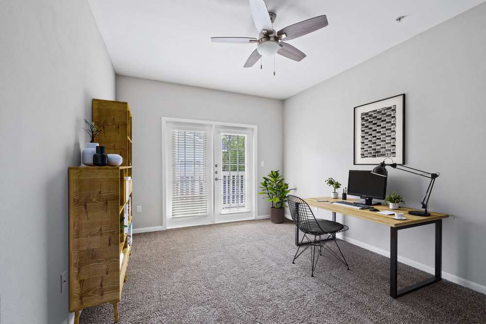 Build-in computer desk at Highlands at Alexander Pointe in Charlotte, North Carolina