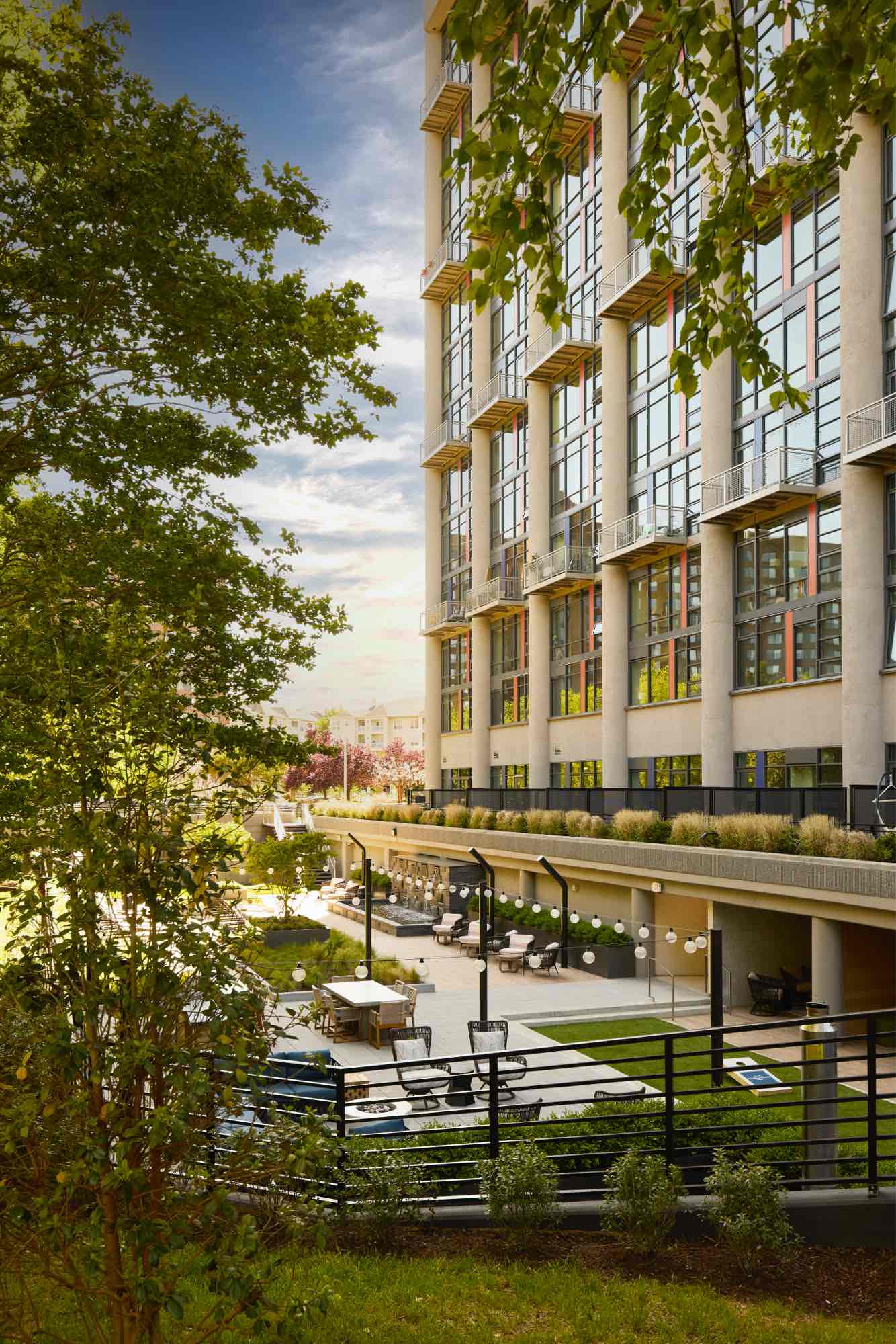 Private balconies offer a variety of sought-after views