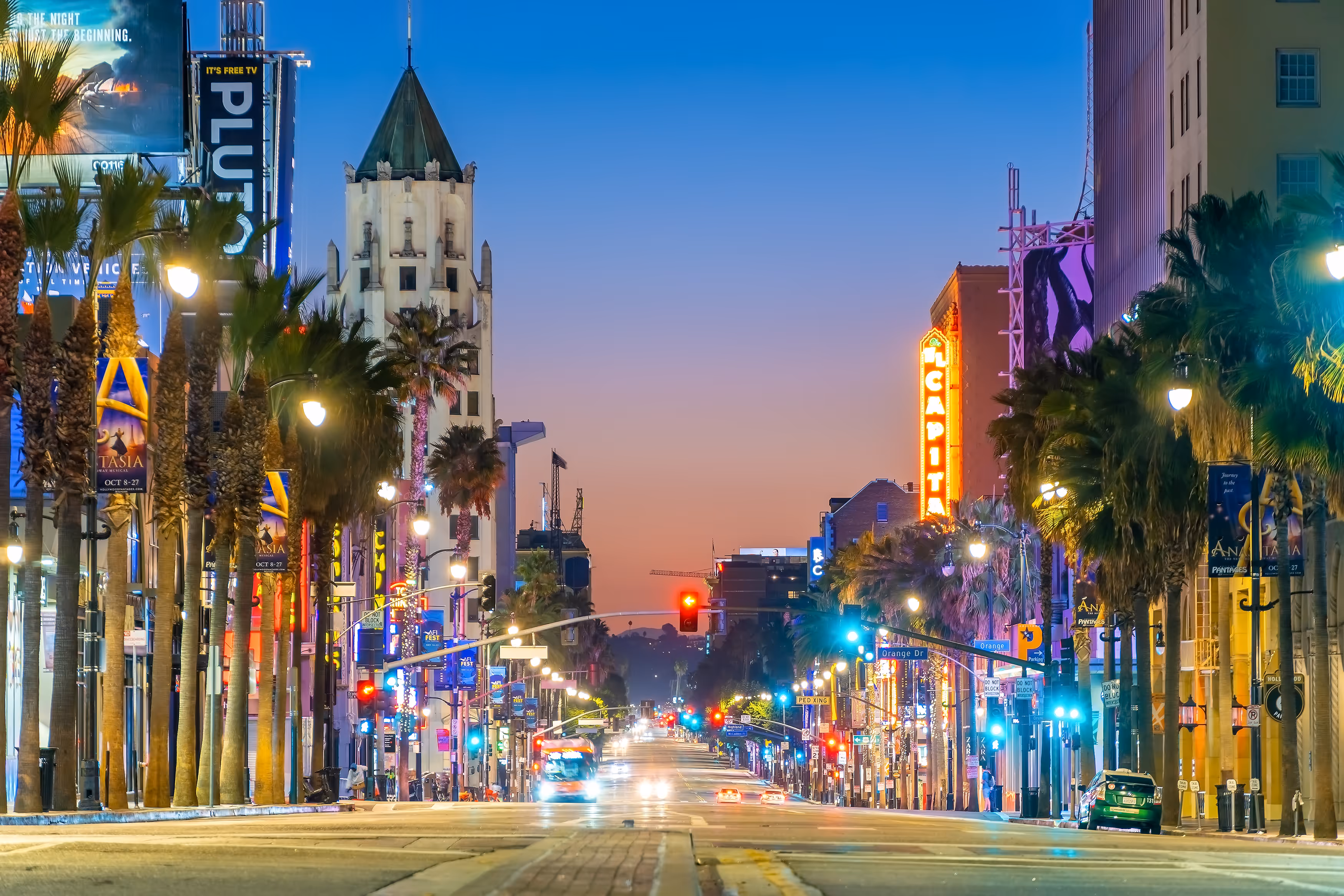 Stock image of Hollywood CA
