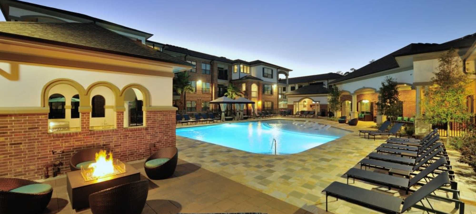 Swimming pool at Harmony Park in Spring, Texas