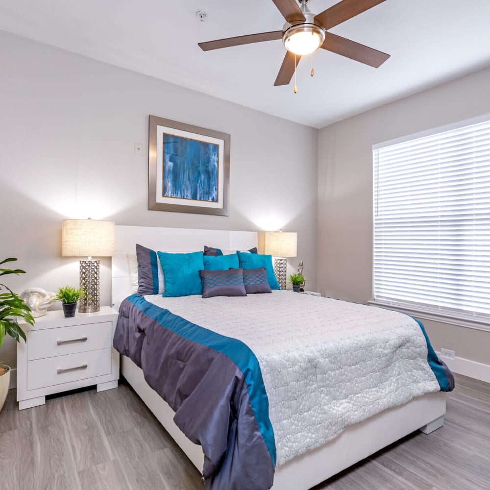 Bedroom area at Lakes At Lewisville in Lewisville, Texas 