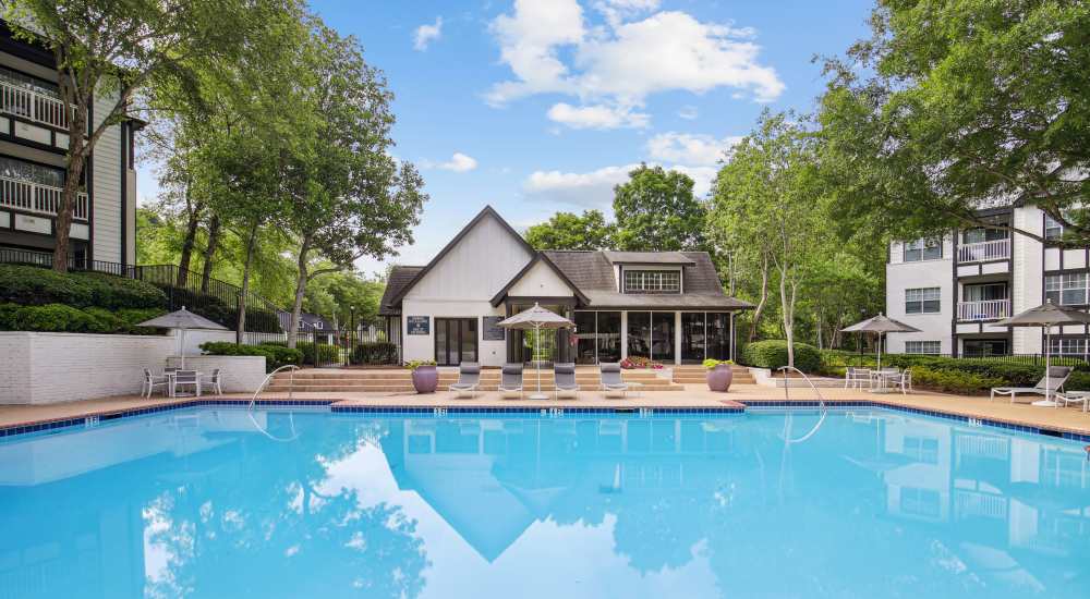 Swimming pool at Grande Oaks in Roswell, Georgia