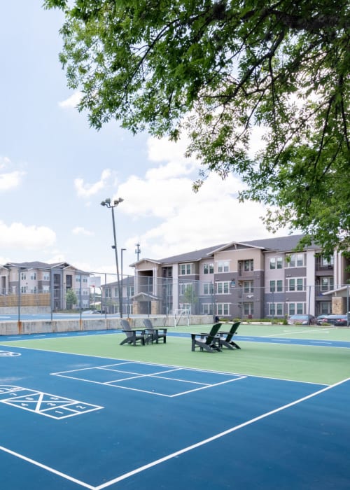 Sports court at The Iris in San Antonio, Texas