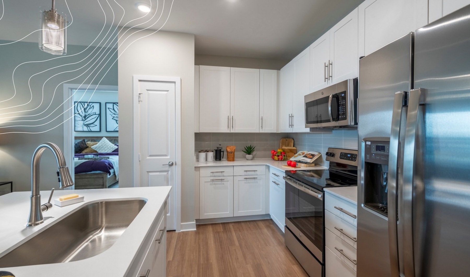 Modern Apartment Living with Lakehouse Allure.