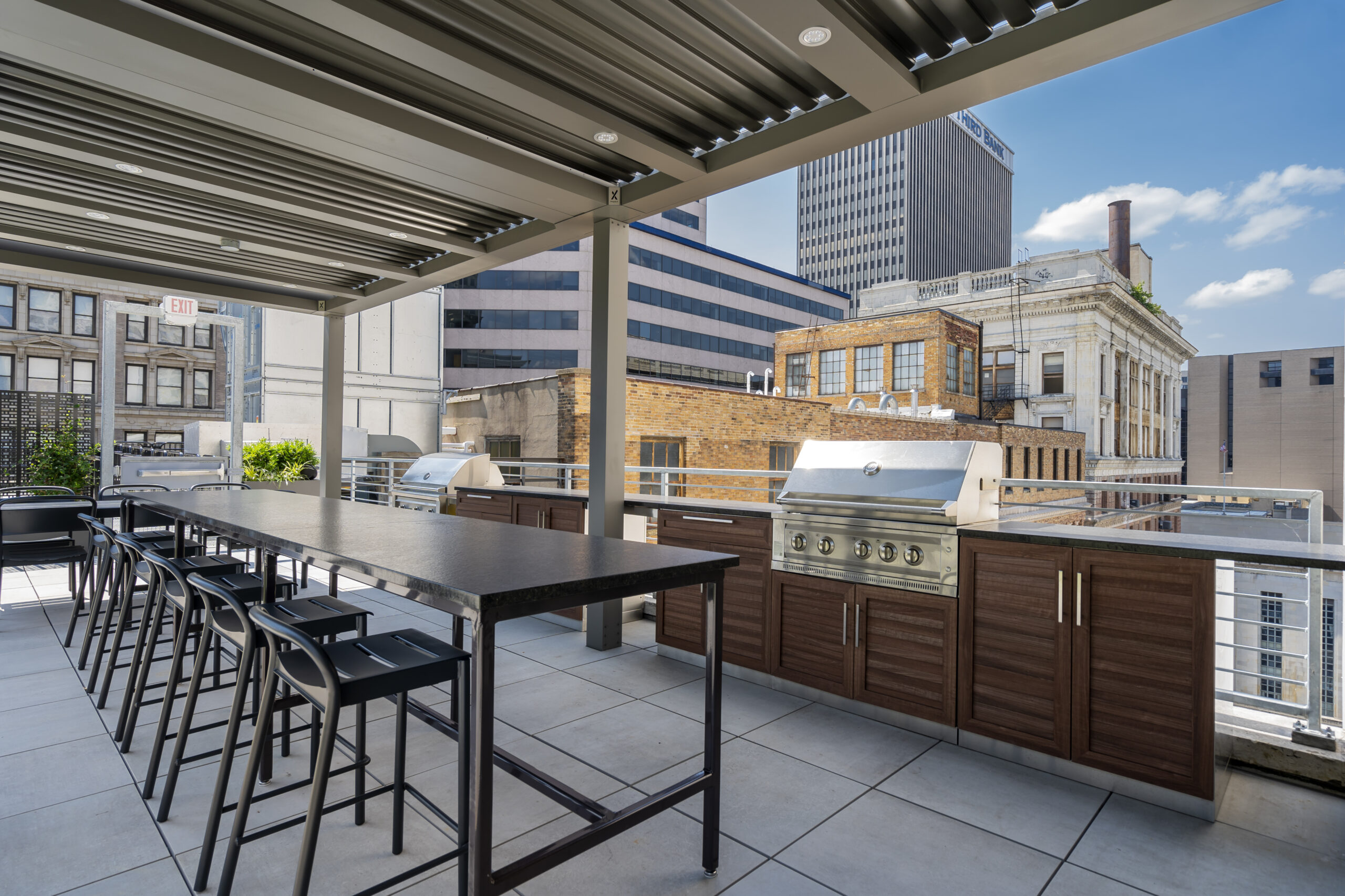 Rooftop Deck outdoor kitchen