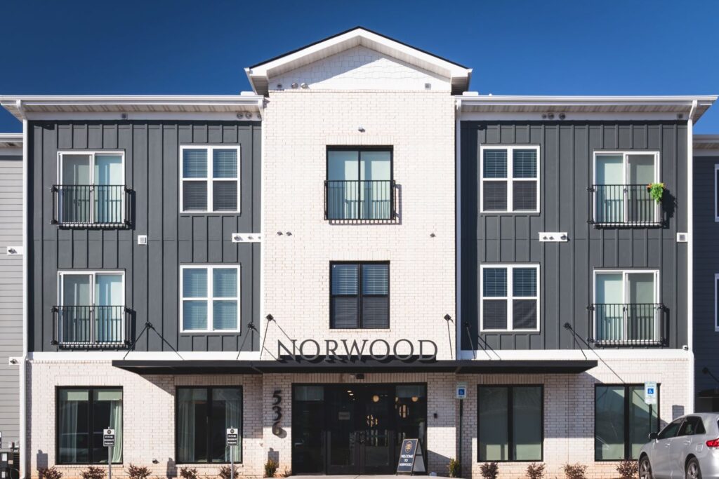 Norwood Apartments Entrance In Huntsville, AL