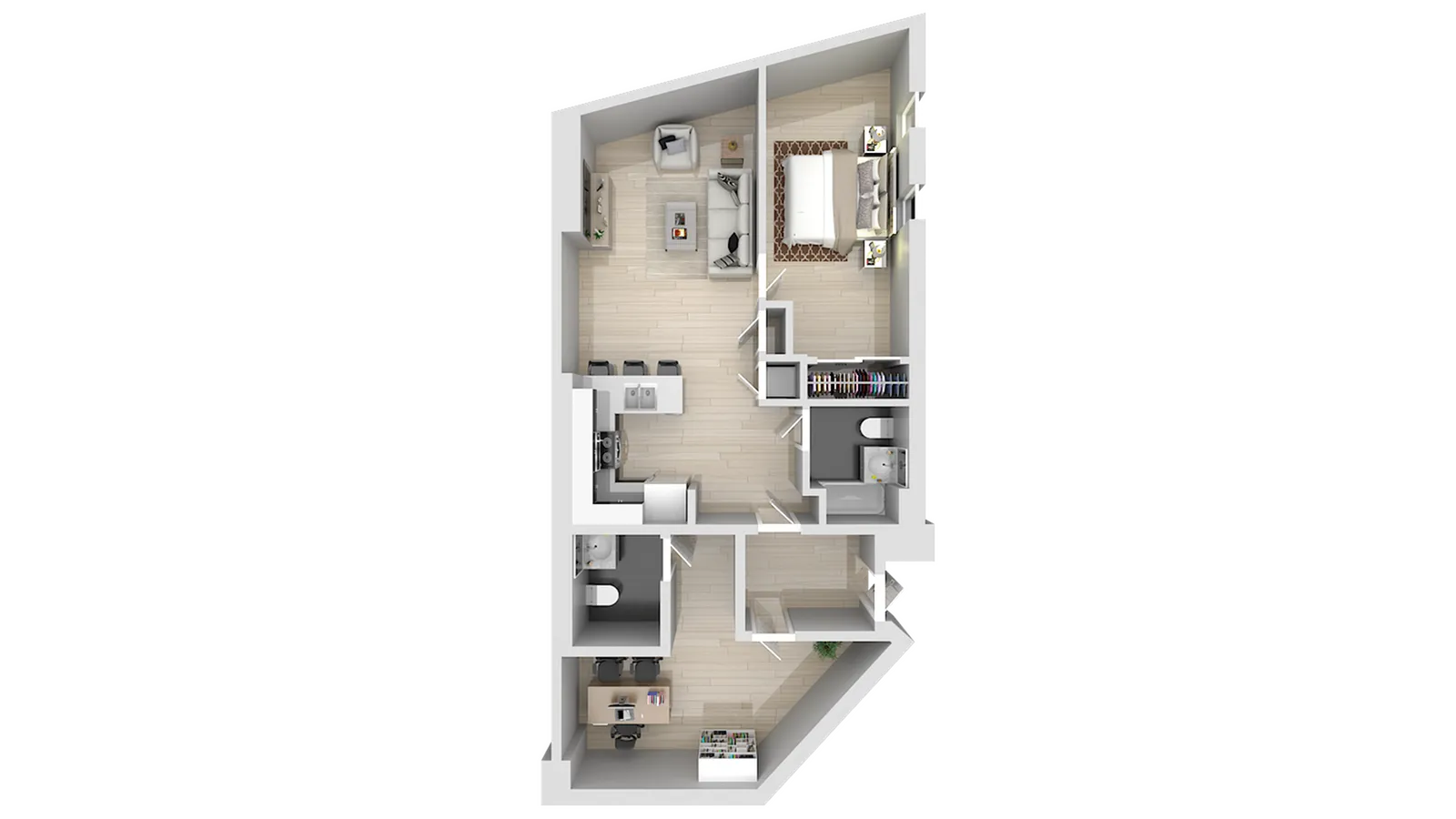1 BEDROOM + DEN