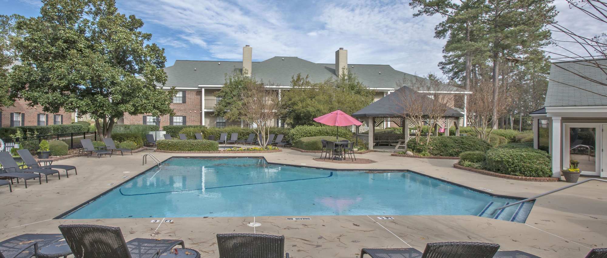 Swimming pool at Marks Church Commons in Augusta, Georgia